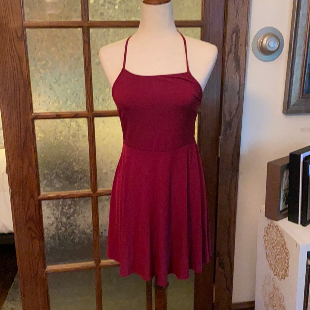 Forever 21 burgundy dress size medium